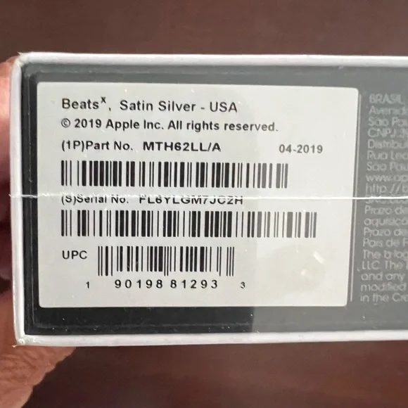 Beats by Dr. Dre BeatsX Wireless Stereo Earphones - Satin Silver Electronics